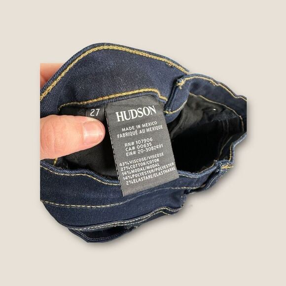 Hudson Nico Mid Rise Super Skinny Jean in Adri Size 27 - Picture 10 of 11